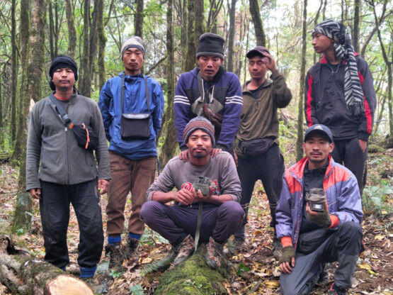 Committee and Youth Camera trapping and patrolling inside Choklangan CCA